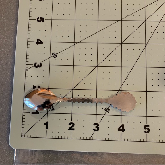 Vintage Georgia State Souvenir Spoon w/ Old State Flag - Picture 7 of 7